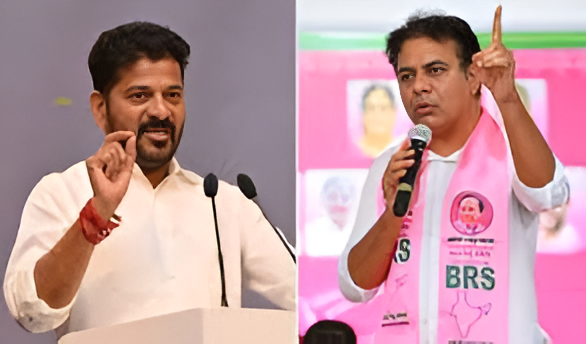 KTR Criticizes Congress Government During Mahabubabad Meeting